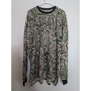 Vintage Brush Country Shirt Mens 4XL Camouflage Long Sleeve USA Hunting Camo 90s